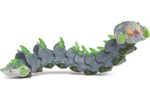 schleich ELDRADOR Creatures | Steinwurm 70853| detailgetreue Monster Sammelfiguren | mit beweglichem Körper | tolles Geschenk für Mädchen und Jungen | Spielzeug ab 7 Jahren | 26 x 5 x 4 cm