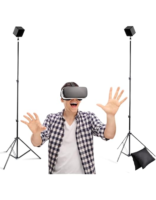 2 Fari Stazione Base SteamVR 2.0 Per Indice Valvole, Vive Pro, Pimax VR