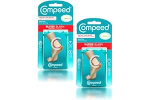 COMPEED Cerotti per vesciche, a lunga durata e guarigione veloce - Per vesciche medie o grandi , 5 Cerotti