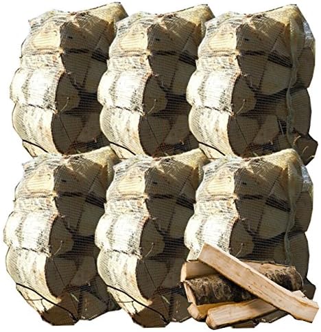 Big Bonfire Bonanza Birch Bundle 60kgs Kiln Dried Ready to Burn Hardwood Logs 25cm Long Overnight DELIVERY