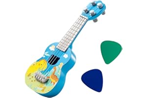 DXPETA 3-Piece Set Toddler Guitar, Pink and Blue, Compact (26x30mm), Ages 3+