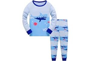 Colobe Garçons Ensembles de Pyjama Coton Mignonne Requin Astronaute Bébé Noël Vêtements de Nuit pour Enfants 1-12 Ans