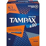 TAMPAX&GO SUPER PLUS, Confezione da 18 Tamponi