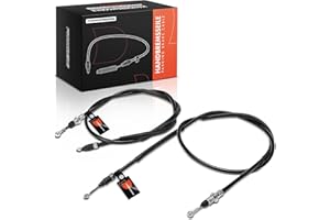 Frankberg 2x Handbrake Cable Rear Left Right Compatible with Primastar Bus X83 1.9L-2.5L 2001-2014 Trafic II Box FL 1.9L-2.5L 2001-2024 Replace# 3653100QAC