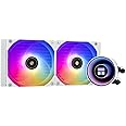 Thermalright Frozen Notte 240 WHITE ARGB Water Cooling CPU Cooler, 240 White CPU Cooler Specifications, Double PWM Fans, S-FDB V2 Bearings, Suitable for AMD/AM4 AM5, Intel LGA 1700/1150/1151/1200/2011