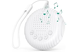 ORIA Sound Machine White Noise Machine, Portable, 10 Soothing Nature Sounds, Timer & Memory Functions, USB Rechargeable, for Baby Sleep, Nursery, Office, Travel