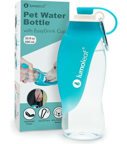 United Pets Bon Ton Pì Flasche – Hundepipi-Spüler Aus Silikon, Hellblau, Zum Mitnehmen