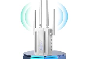 GUHUASHI WLAN Verstärker 1200Mbit/s WLAN Repeater,Dualband 5GHz & 2.4GHz WiFi Repeater mit WPS | 1200 Mbit/s | Mit LAN/WAN Port| Einfache Einrichtung | Kompatibel Allen WLAN Geräten