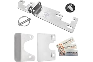 JANSTAHL Serrure de porte arrière et protection anti-effraction Prick Stop pour Fiat Ducato, Peugeot Boxer, Citroën Jumper H1, H2, H3, accessoires de camping-car (avec goupille rabattable 6 mm x 45 mm