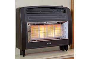 Flavel FORSB0EN Brown Strata Natural Gas High Efficiency Wall/Hearth