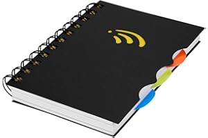 XINCHIUK Notizbuch B5 A6 A5 liniert 280/290 Seiten Spiralblock 3/5 Fächer Tagebuch Spiralbuch Spiralbuch Tagebuch Spiralbindung Büro Studenten