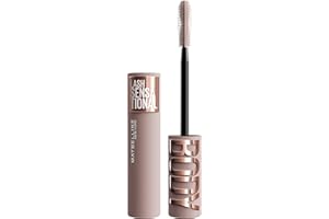 Maybelline New York, Máscara de Pestañas Lash Sensational Body, Definición y Volumen hasta 24H*, Tono: Very Black, 9,75 ml