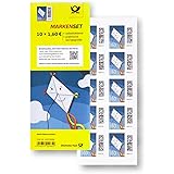 10 Stück 1,60 EUR 1,6 EUR 160 Cent postfrische selbstklebende Briefmarken | Frankaturware Markenset (Motiv: Briefdrache)