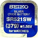 Seiko Uhrenbatterie SR521SW (379)
