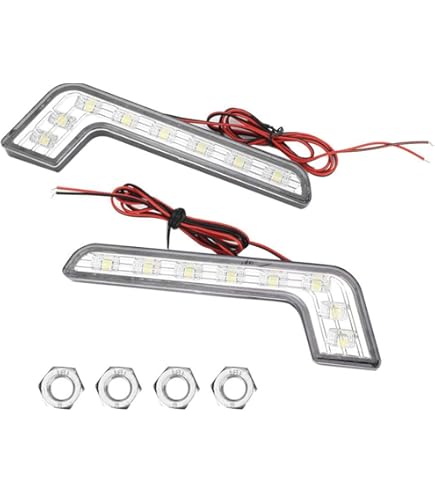 Luci Diurne COB LED Per Auto - 21cm Bianche, Alta Luminosità E Risparmio Energetico - Foto 2
