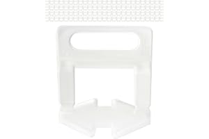 YOUR DAY MATE Lengüetas para Azulejos, para Juntas de 1,5 mm de Ancho y Baldosas de 3-15 mm de Altura, 100 Piezas, Sistema de Nivelación, Facilita la Colocación, Herramientas de Alicatado, Productos para nivelar