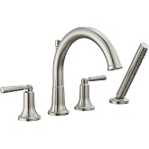 Delta Faucet Saylor Fır&ccedil;alanmış Nikel Roma K&uuml;vet Bataryası, El Duşlu, Roma K&uuml;vet Bataryası, Delta Roma K&uuml;vet Bataryası Fır&ccedil;al