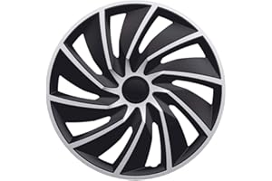 ‎AUTO-STYLE AUTO-STYLE Satz Radzierblenden Turbo 15-Zoll Silber/Schwarz