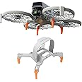 Sinyutia DJI Flip Drone Landing Gear, Foldable Extension Legs - 30mm Height Increase, Obstacle Avoidance, Orange