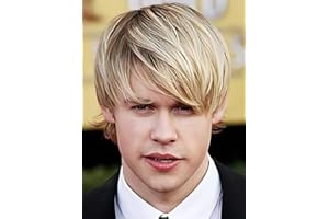 ‎SALAIBS Salaibs Blond Kurz Perücken für Herren Gerade Täglich Natürliche Layered Cosplay Kostüm Party Haar Perücke