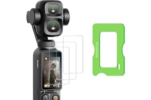 AMAZEAR skärmskydd för DJI Osmo Pocket 4P tillbehör med monteringsram
