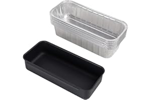 SafBbcue 70379 Grill-Fettpfanneneinlagen für Weber Summit E420 E620 400 600 Genesis II 400 600 Serie E410 E435 E610 E640 Genesis II 200 300 Abtropfschale 6498 mit Aluminiumfolieneinsatz -12 STK