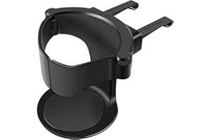 MYHOGOOD Adjustable Car Cup Holder With Non-slip EVA Pads, Universal Air Vent Drink Holder With 3 Pairs Ventile Clips for Most Cars