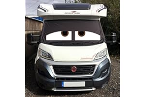 Fuel Lagoon Van Screen Cover Motor Home Camper Personalise Eyes Camping Fun Frost Or Sun Cover (Danny Brown)