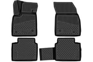 Element EXP.ELEMENT3D01866210k 3D - Alfombrillas de Goma Antideslizantes para Ford Focus Turnier Combi IV Mk4 2018->, Color Negro