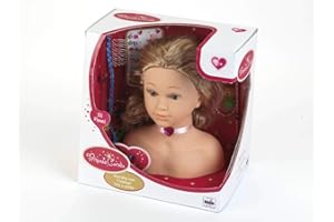 Theo Klein 5234 Princess Coralie Tête à coiffer "Sophia", grand modèle I Avec brosse, peigne et bijoux de coiffure I Jouet pour enfants à partir de trois ans