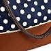 Premium Quality Multi-function Baby Diaper Nappy Changing Bag Mummy Handbag Shoulder Bag Blue Polka Dot - 6 PCS Set