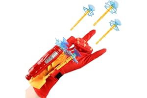 ANBOBILI Launcher Glove, Spider Web Shooter, Guante Hero Launcher, Lanzador de Héroes Guantes de Lanzador de Spider, Guante de Lanzador Kids Plastic Cosplay Glove Hero Launcher (C)