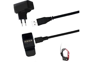 PLOUGHNAVI Charger Clip Sync Adapter for Garmin Dog Training Collar T5 Mini, TT15 Mini, Replacement USB Charging Cable Clip, USB Plug.