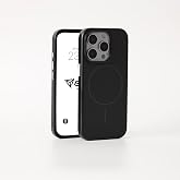 Babilden iPhone Karbon Fiber G&ouml;r&uuml;n&uuml;ml&uuml; M-Safe Destekli Ultra Korumalı Slim Fit Kılıf (Siyah, iPhone 13 Pro Max)