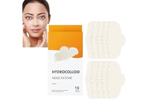 ALTHERONA Mitesserentferner Nasenpflaster, Hydrokolloid Pflaster für Die Nase, Nose Strips Reinigen die Poren Sanft, Nasenstrips Absorbiert Unreinheiten & Öl, Mitesserentferner Stripes Poren Befreien 10 Stück