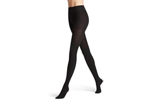 Falke Mujer Family pantimedias transpirable sostenible algodón opaco cintura ancha confort costura plana para los dedos de los pies sin presión liso elegante 1 pieza