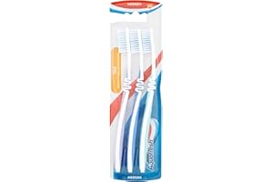 Aquafresh Flex Lot de 3 brosses à dents moyennes à poils souples