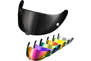 PSLER Helmet Visor for T520 ST1400 R1 - T520 ST1400 R1 Face Shield Helmet Visor Helmet Accessories,Dark Black Gray