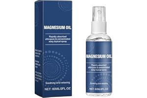 Landrain Spray magnezowy, 60 ml, olejek magnezowy, naturalny olej magnezowy, bio