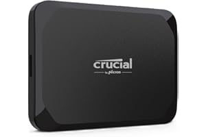 Crucial X9 2TB Portable External SSD - Up to 1050MB/s, External Solid State Drive, compatible with Xbox, PC and Mac, USB-C 3.2 - CT2000X9SSD902