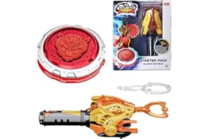 INFINITY NADO Spinning Tops para Niños de Juguete de Metal, Battle Tops Spinning Top Launcher Toy, Juguetes para niños Mayores de 5 años, Starter Pack - Blazing War Bear