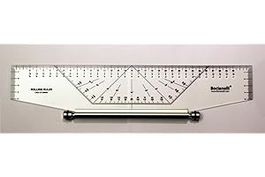 BOCIANELLI 35 cm 350 mm Righello Parallelo Rotante Disegno Tecnico Arte Artigianato Scuola Ufficio Multiuso