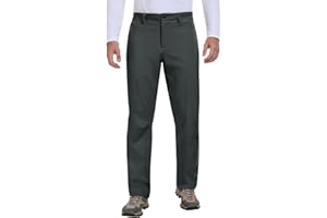 heekpek Pantalon Termico Hombre Invierno Impermeables Softshell Pantalones de Trabajo Trekking Esqui Snowboard Pantalón Forro Polar Senderismo