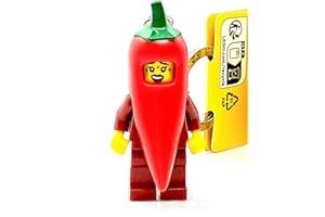 LEGO Keyring - Chili Pepper Girl - Minifigure 854234 Keyring with Chili Pepper Girl, red, 9 cm