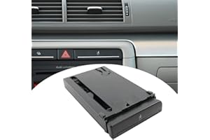 Riloer ABS Noir Mat Voiture Support de Verre Conduite à Gauche 8E1862534H Compatible avec Audi A4 B6 B7 2001-2008