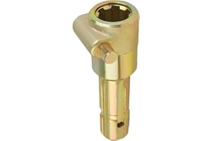 Culnflun Traktor Schlepper Zapfwellenverlängerung, Traktor-Zapfwellenadapter, 1 3/8" 6 Zähne Verlängerung für Gelenkwelle, für Traktoren Bis zu 70 PS und landwirtschaftliche Maschinen