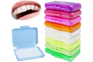 Sularpek 10 szt. Wosk ortodontyczny, wosk dentystyczny do klamer, wosk dentystyczny, wosk ortodontyczny, wosk ortodontyczny do łagodzenia podrażnień i bólu