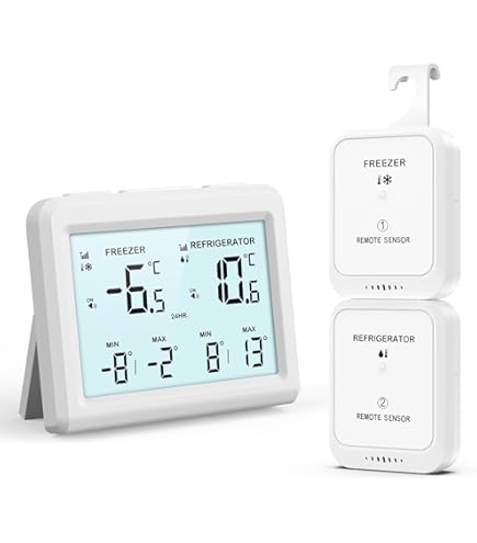 TOPINCN Koelkast Thermometer Diepvriezer Draadloze