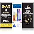 Yodoit for iPhone XR Battery Replacement 5000mAh Battery High Capacity 0 Cycle Replacement for Model A1984, A2105, A2106, A2107, A2108 with Repair Tool Kit & Adhesive