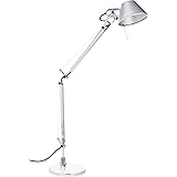 Artemide- Tolomeo Tavolo Mini lampada da tavolo. Lampada da tavolo di alta qualità in alluminio con base da tavolo 23cm. Made